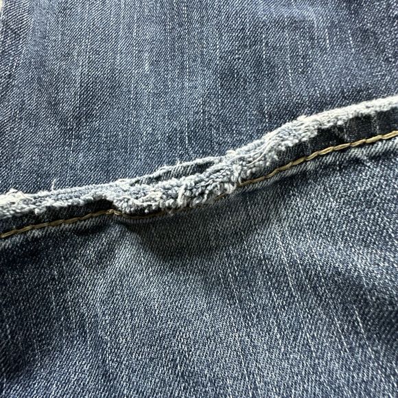 Silver Jeans Co Zac Jeans Mens 36x32 Blue Denim Pants Zip Fly Straight Leg - Picture 10 of 12